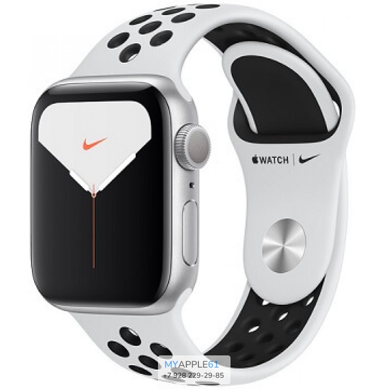 Apple Watch Series 5 40 mm Nike Silver Pure Platinum Black